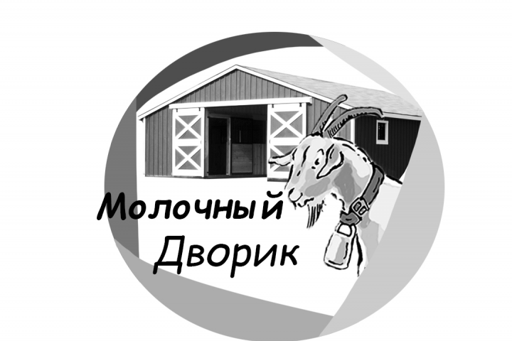 Логотип компании по продаже молока