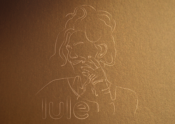 Линейный логотип lule