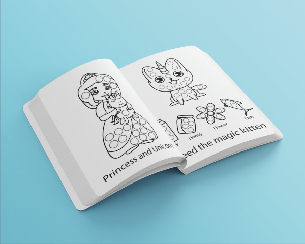 Princesses and Unicorns Dot Markers Activity Book
