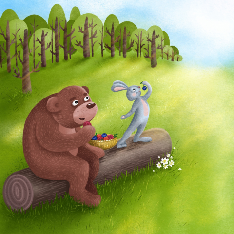 Иллюстрация для детской книги