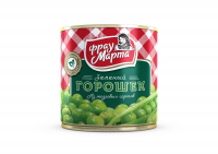 Этикетка Фрау Марта  - Зеленый горошек