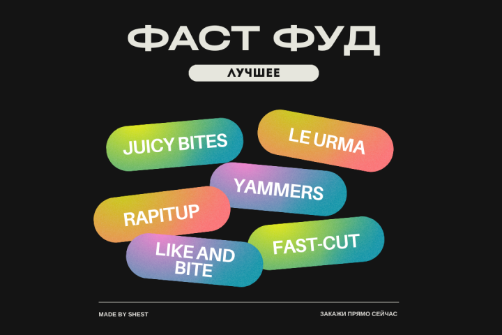 Нейминг. Фаст фут.