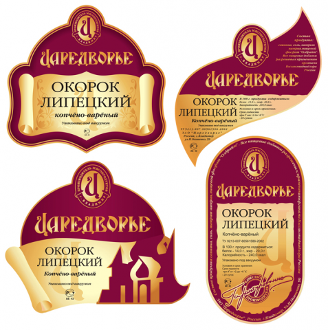 ТМ "Царедворье" этикетка
