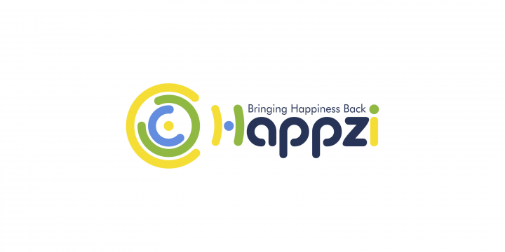 Логотип для мобильного приложения "Happzi"