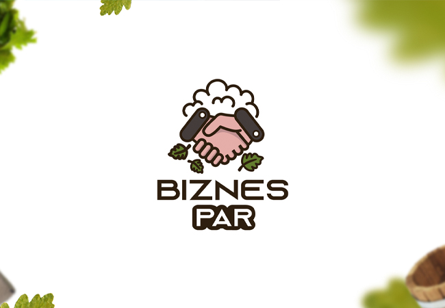 Логотип для сауны "Бизнес пар"