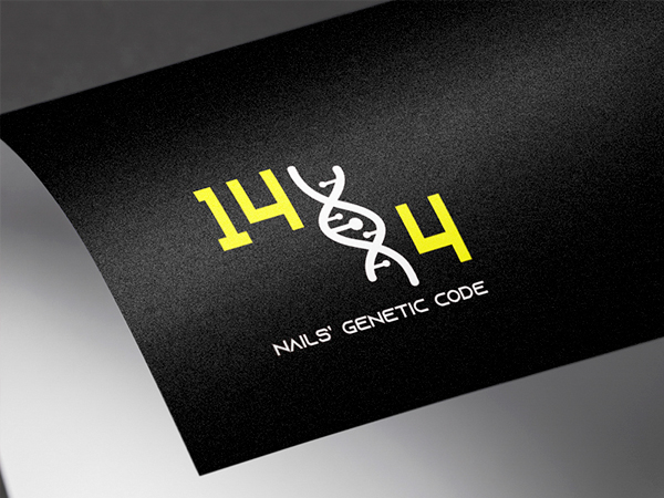 Логотип для бренда гель-лаков 14 & 4