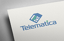 Телематика (логотип и комплекс работ)