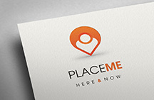 PLACE.ME (логотип соцсетей)