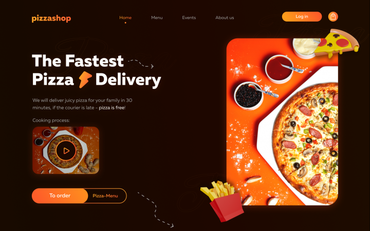 Интернет магазин доставки пиццы