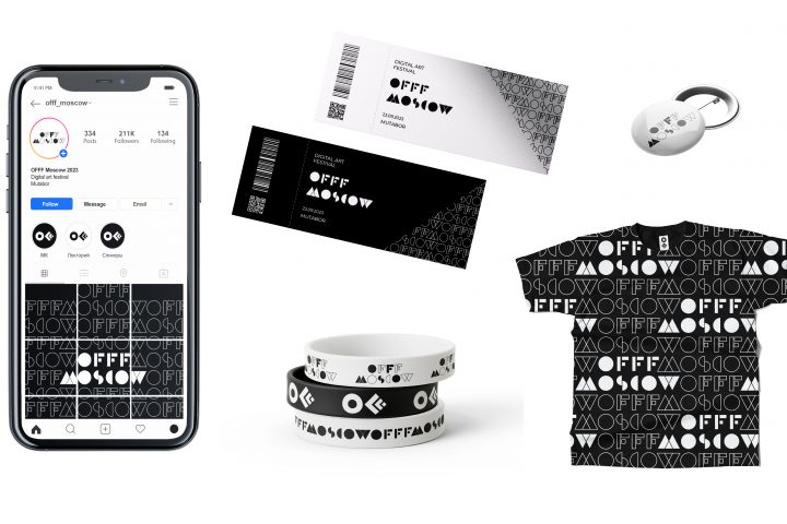 Айдентика фестиваля OFFF Moscow