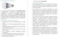 Светодиодные лампы с цоколем Е27