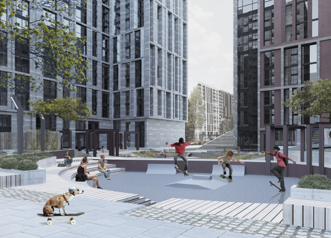 Проект благоустройства двора