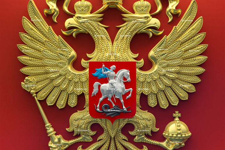 Герб РОССИИ 3d модель (stl формат)