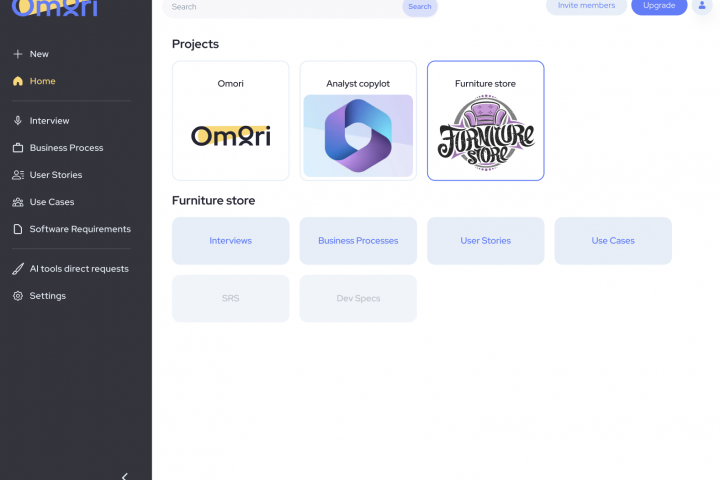 Интерфейс mvp "Omori"
