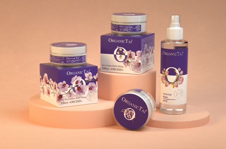 Дизайн линейки косметических средств Organic Tai