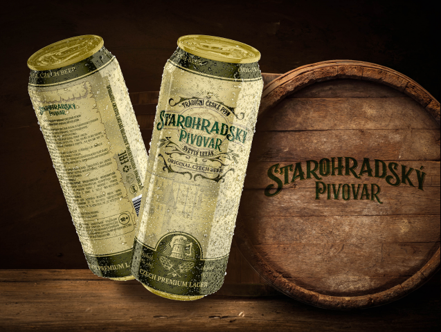 Czech premium lager "Starohradsky Pivovar"
