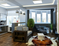 Гостинная 48 м2