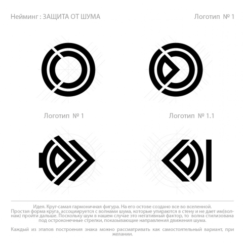 Логотип "Защита от шума". Ростов-на-Дону.