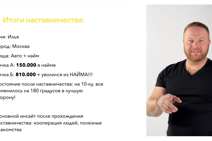 КЕЙС Точка А 150,000 в найме - точка Б 810.000 чистыми