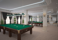 Интерьер бильярдной (Санаторий "Москва" г. Ессентуки)
