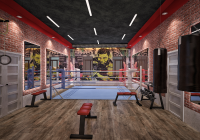 Зал единоборств фитнес Эдем