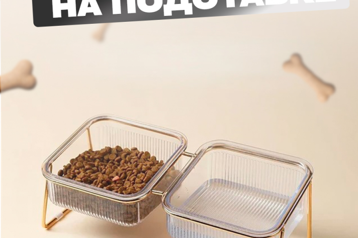 Дизайн карточки товара для двойной миски