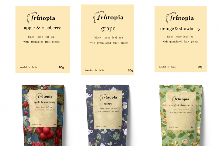 Пакетики чая "Frutopia"