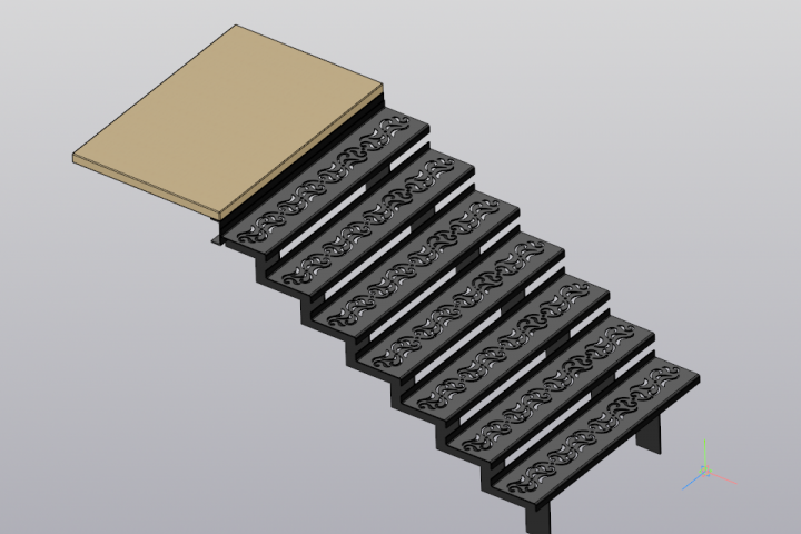 Металлическая лестница