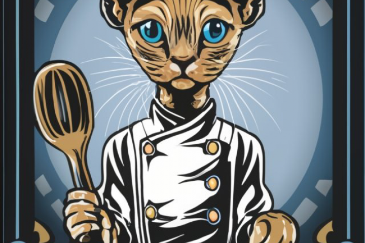 Создание логотипа для кафе “Meow Cafe”