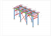 3D модель водонапорной башни