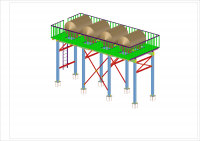 3D модель водонапорной башни