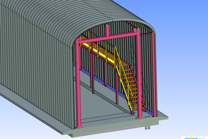 Объекты из ЛСТК. Дезбарьер автотранспорта