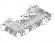 Крыша с мансардой#2. 3д эскиз