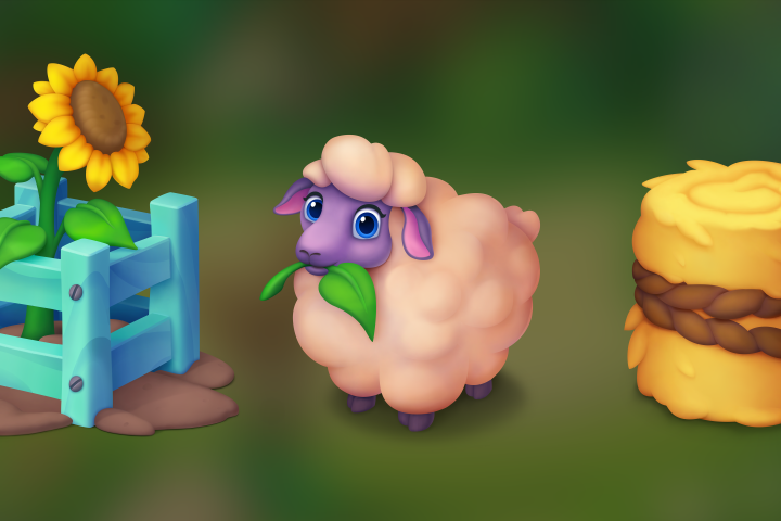 Lamb on the farm