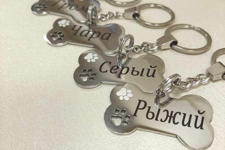 Гравировка адресников для домашних питомцев