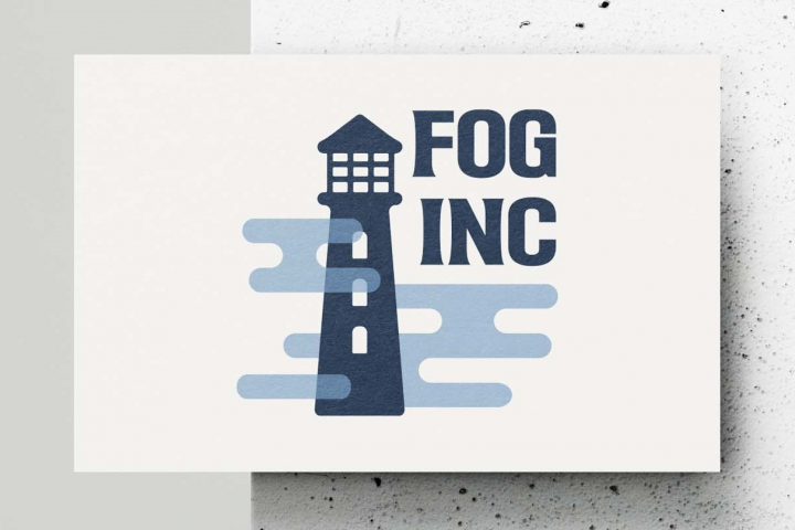 Концепция логотипа "Fog Inc"
