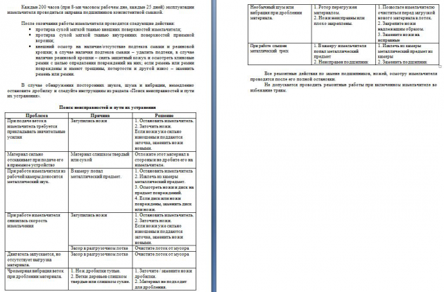 Инструкция по эксплуатации измельчителя веток (стр. 5-6)