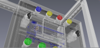 3D проект шкафа управления. AutoCAD