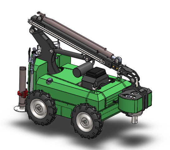 Установка завинчивания свай