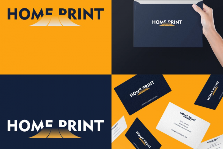 Логотип для компании занимающей печатной продукцией "Print Home"