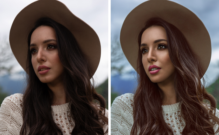 Девушка в шляпе