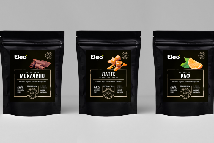 Дизайн этикетки для линейки кофезаменителей