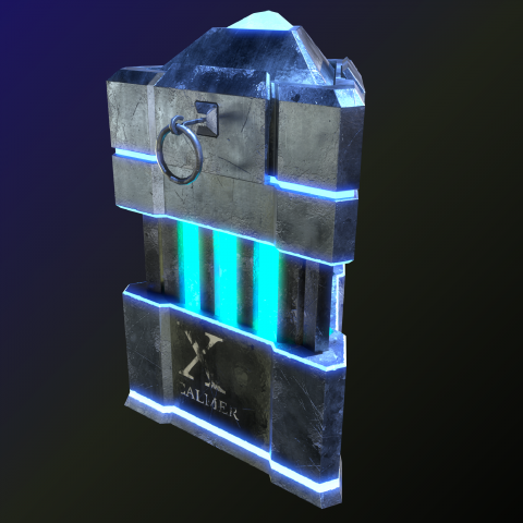 Chemical grenade type ORG 1 Low-poly 3D model