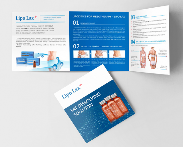 Дизайн и верстка буклета Lipolax