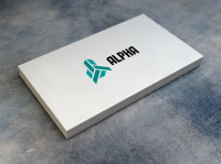 Редизайн логотипа Alpha