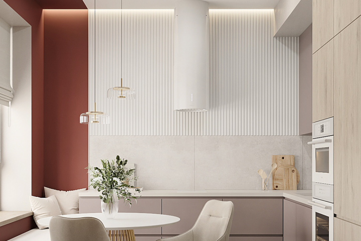 ЖК "Огни", яркая квартира-студия.