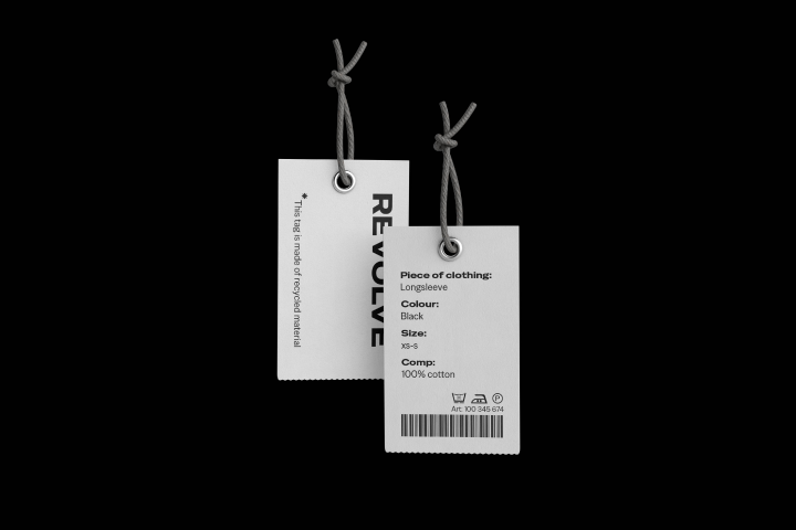 Фирменный стиль для эко-бренда одежды "Revolve"