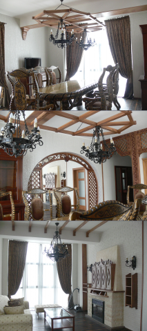 Интерьер квартиры в горной деревне