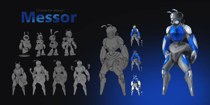 Дизайн персонажа Messor