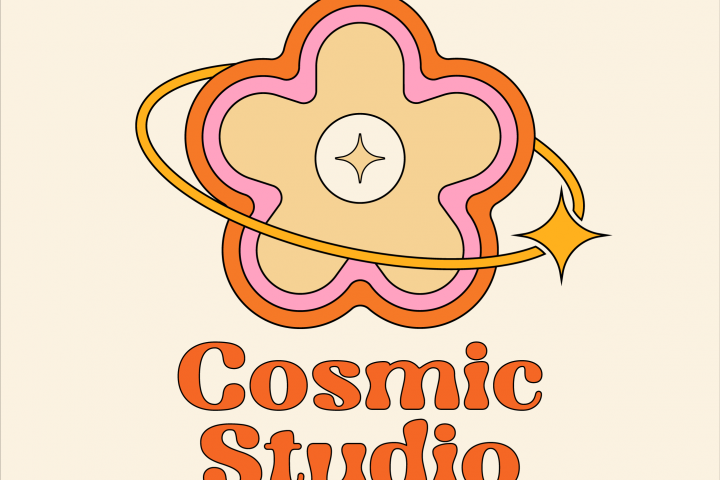 Логотип для студии "Cosmic Studio"